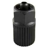 Sulzer® Statomix™ LA Luer Lock Adapter, 22.5 mm x 11.8 mm, Black, For All Standard Luer Lock Type Needles redirect to product page